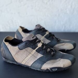 Vintage Diesel Men’s Hugo Fashion Sneaker Sz 11 Black Multicolor Leather Y2K